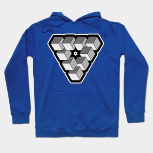 Cosmic tri-cubes Hoodie